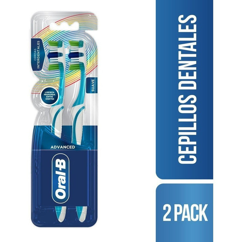 Cepillo De Dientes Oral-b Advanced 5 Acciones Delimpieza Suave 2 Piezas