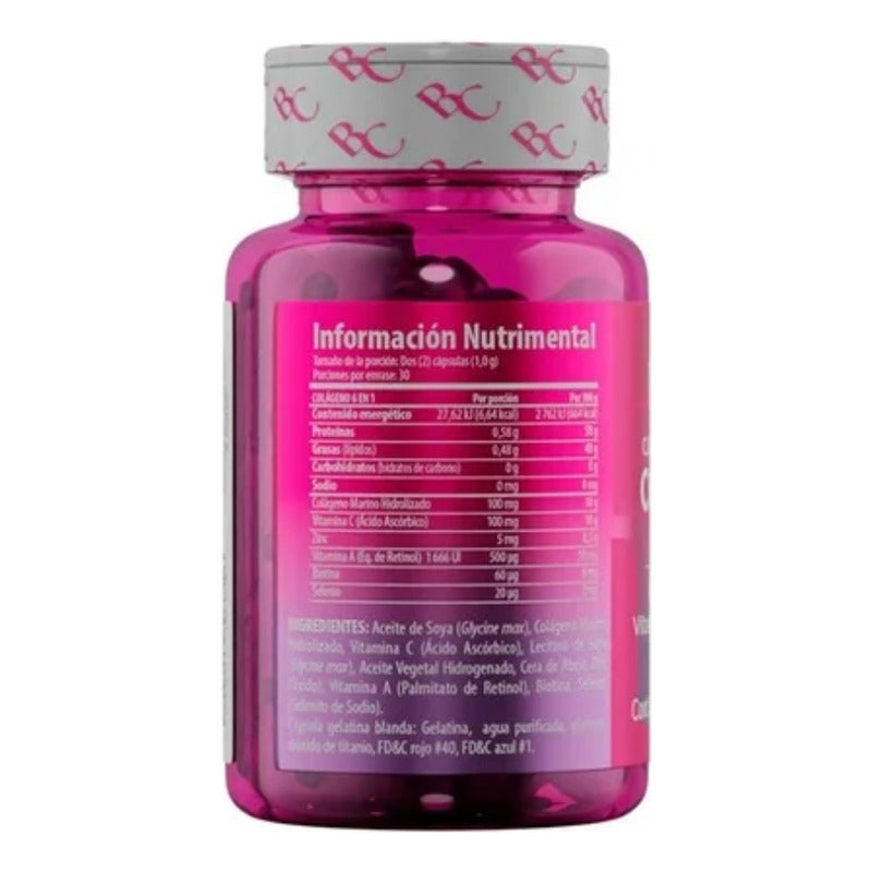 Solanum Colágeno 6 En 1 60 Capsulas Sabor Sin Sabor