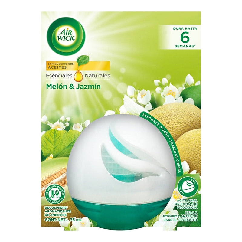Airwick Decosphere Aromatizante Ambiente Melón&jazmín 75ml