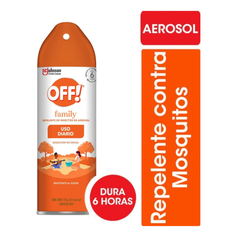 Repelente De Mosquitos En Aerosol Off! 170g