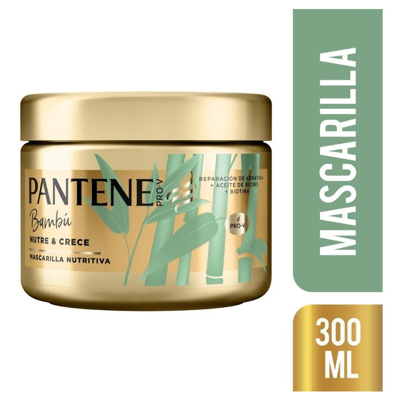 Mascarilla Pantene Pro-v Miracles Bambú Nutre & Crece 300 Ml