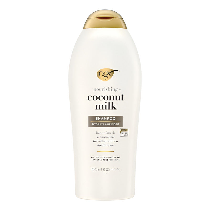 Shampoo Ogx Nutritivo Y Fortificante Con Leche De Coco 750ml