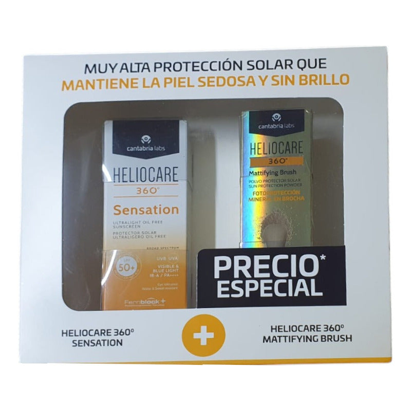 Kit Heliocare Sensation Fps50+ 50ml +matifiying Brush 360