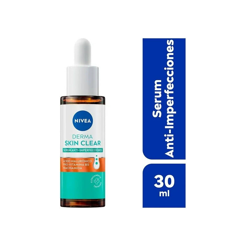 Nivea Derma Skin Clear Sérum Anti-imperfecciones 30ml Día/noche Todo Tipo De Piel