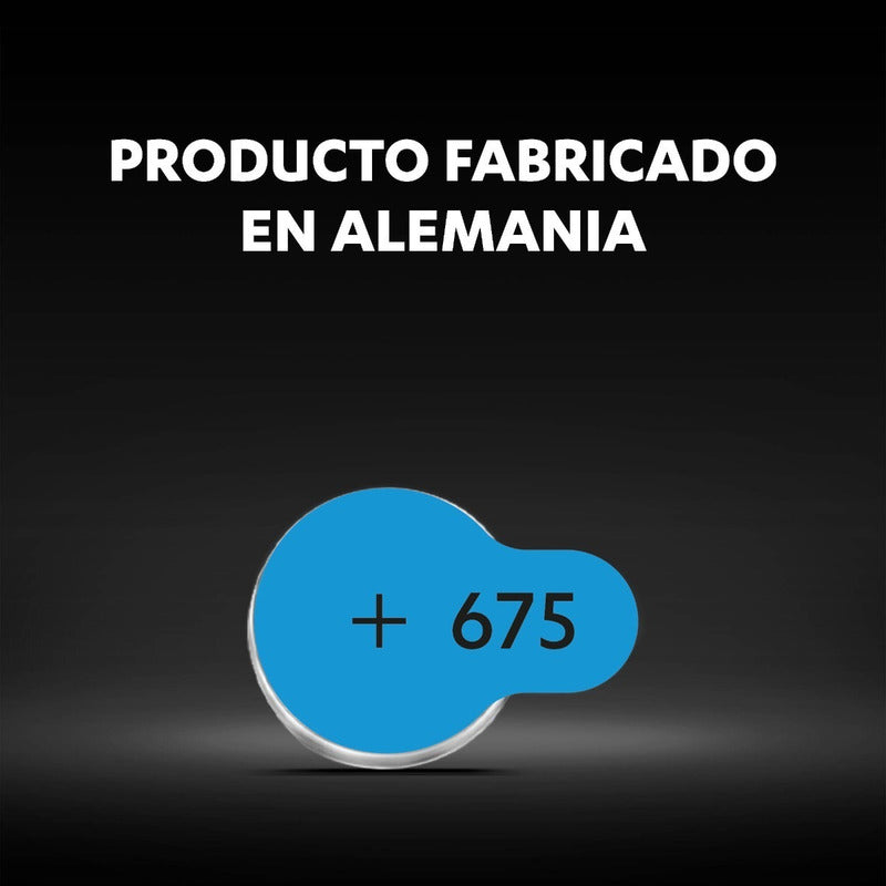 Duracell Pila Auditiva Pr 675 Zinc-air Pr675 Con 6 Unidades