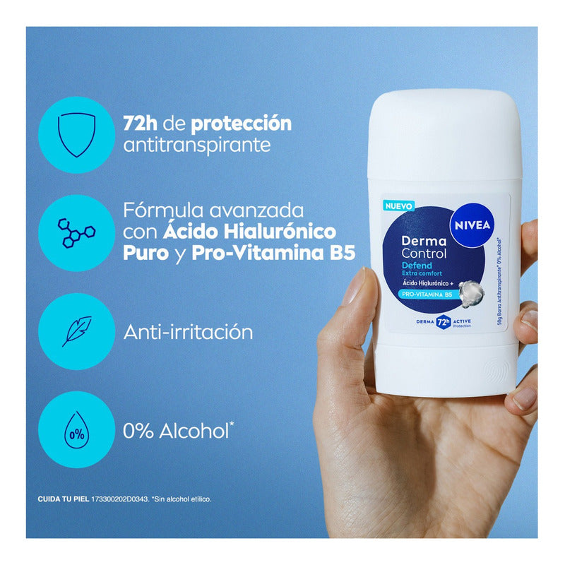 Desodorante Nivea Derma Control Defend 50g