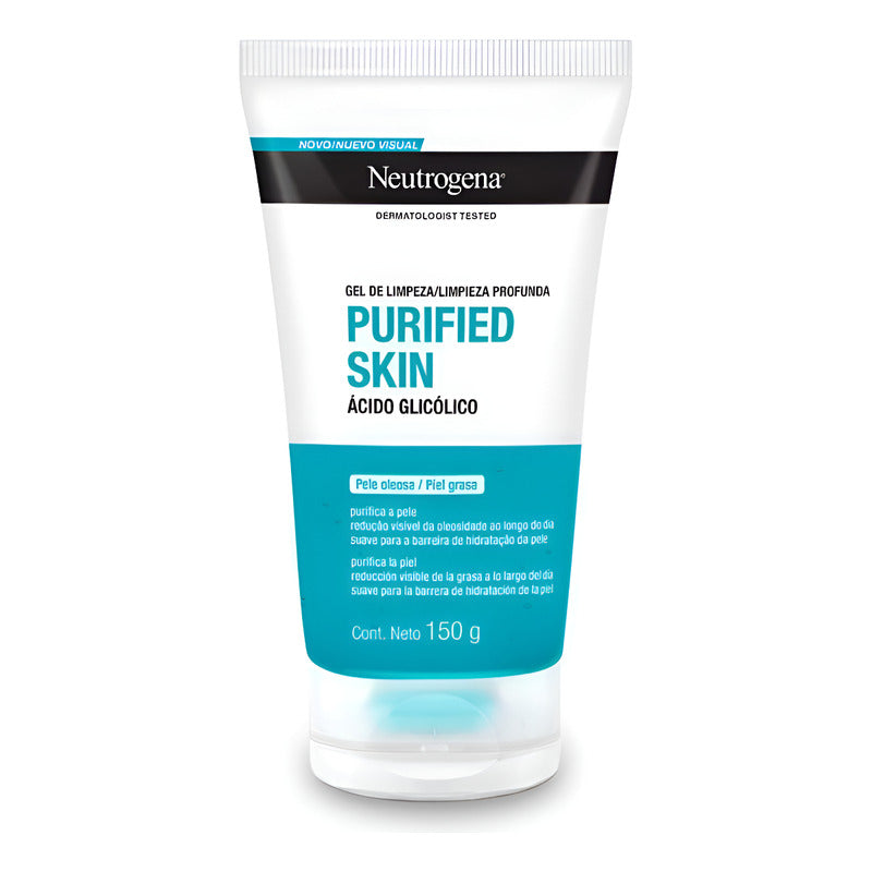 Neutrogena Purified Skin Ácido Glincólico Piel Grasa 150g Grasa