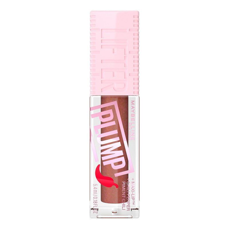 Maybelline Gloss Rellenador De Labios, Lifter Plump, Tono Cocoa Zing 007, 5.4ml