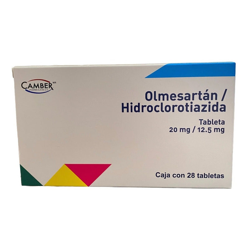 Olmesartan  Hidroclorotiazida Camber 20/12.5mg 28 Tabs