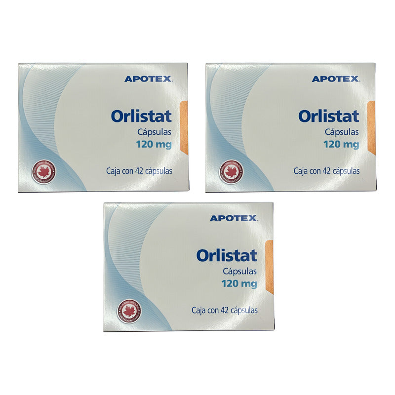 Apotex Orlistat Control De Peso 120mg 126 Capsulas