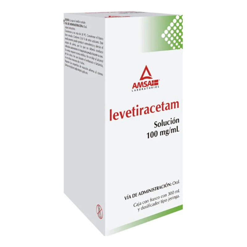 Levetiracetam Solución 100 Mg/ml Caja 300ml Con Dosificador