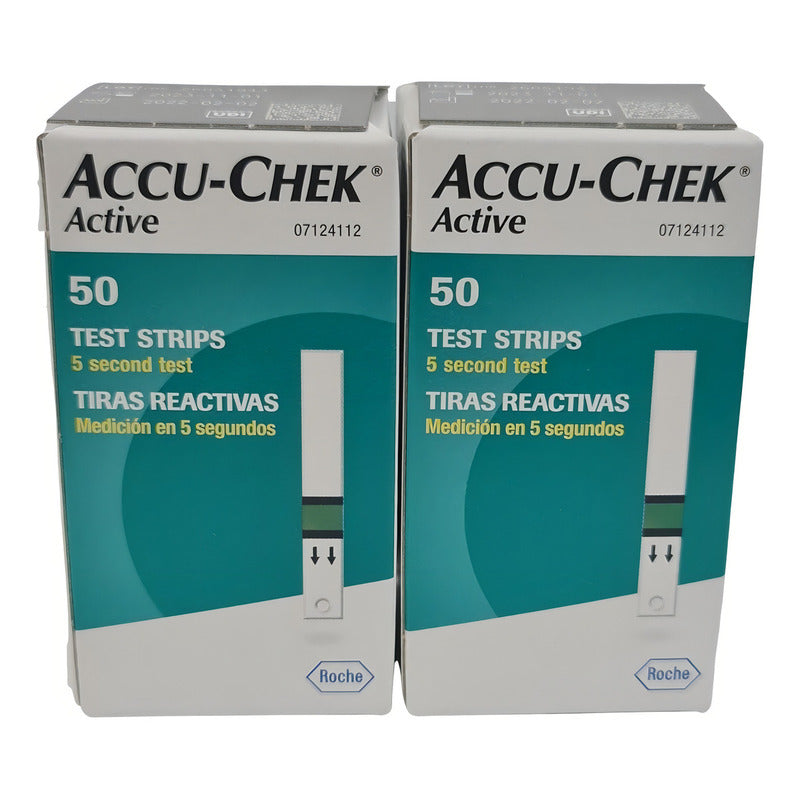 Caja 50 Und Tiras Reactivas 50gr Accu-chek Verde Green
