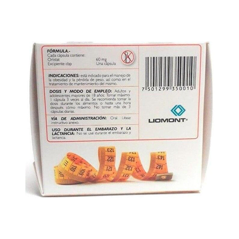 Redustat Orlistat 60 Mg 90 Cap Pérdida De Peso