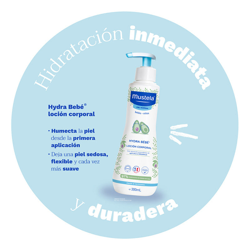 Mustela Hydra Bébé Loción Corporal Piel Normal 300ml