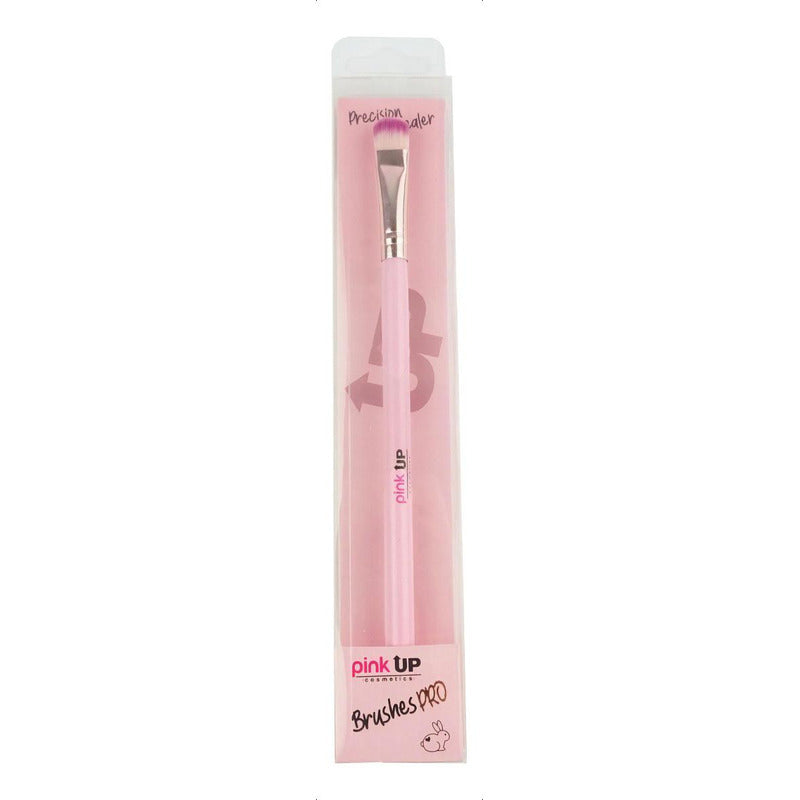 Pink Up, Brocha Para Corrector, Cerdas Suaves, Color Rosa Rosa
