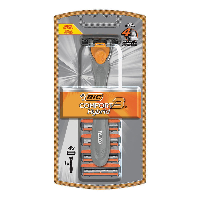 Bic Máquina De Afeitar Comfort 3 1 Maquina+ 6 Cartuchos