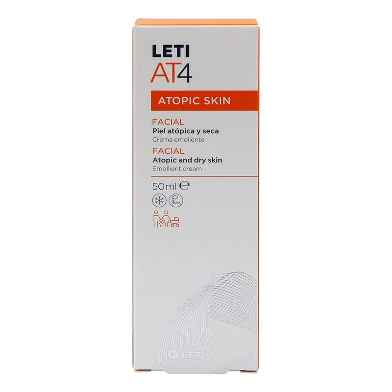 Crema Resequedad Piel Atópica 50 Ml Facial - Seca - Día/noche Letiat4