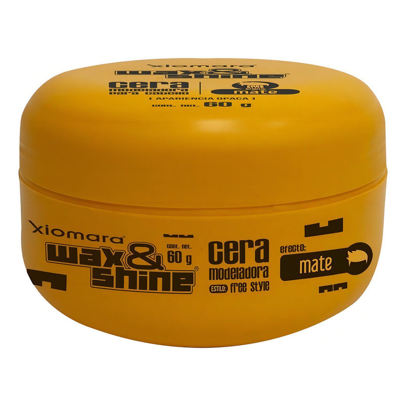 Cera Para Peinar Xiomara Wax & Shine Modeladora Mate 60g