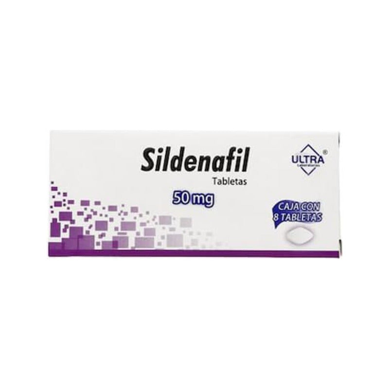 Sildenafil Tableta 50 Mg, 8 Tabletas