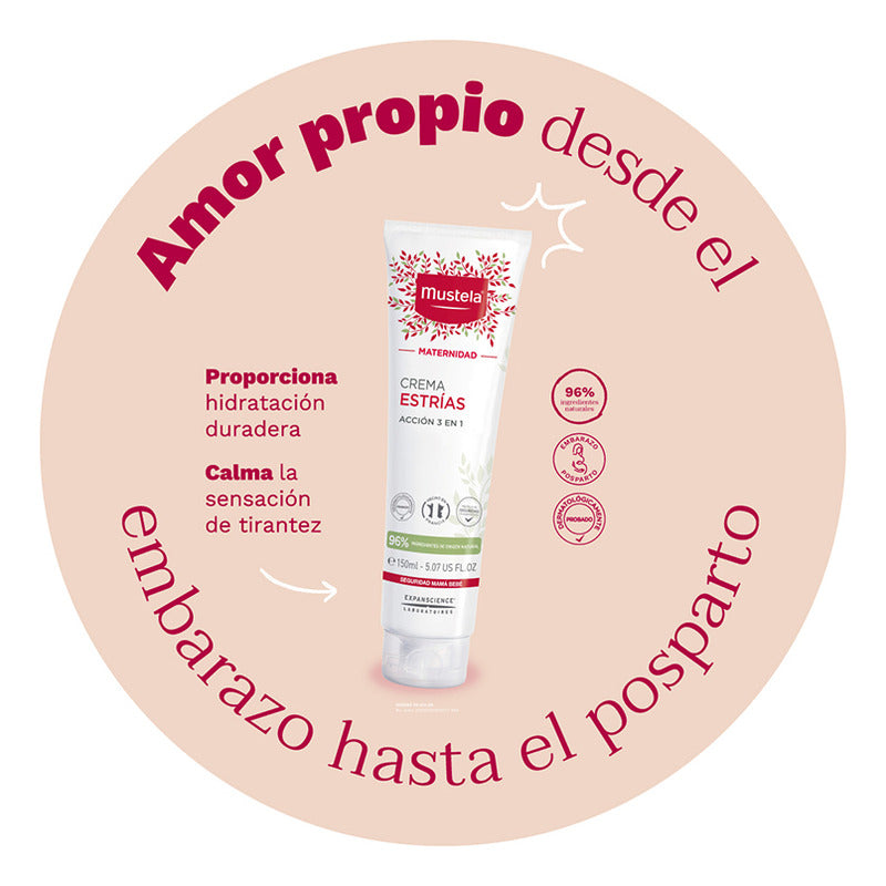 Mustela, Maternité Crema Estrias Accion 3 En 1 150ml