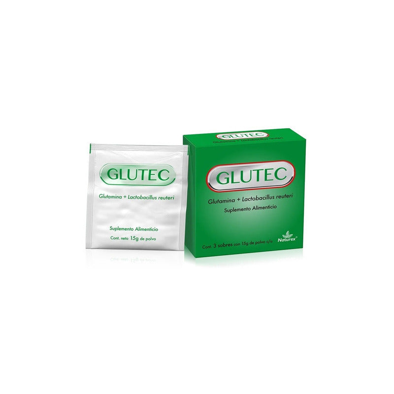 Glutec ( Glutamina + Lactobacillus ) Caja C/3 Sobres Naturex
