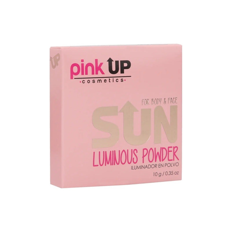 Pink Up Cosmetics Luminous Powder Sun Iluminador Flash