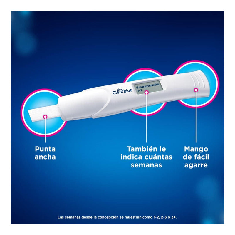 Prueba De Embarazo Clearblue Confirmación Digital 1 Unidad