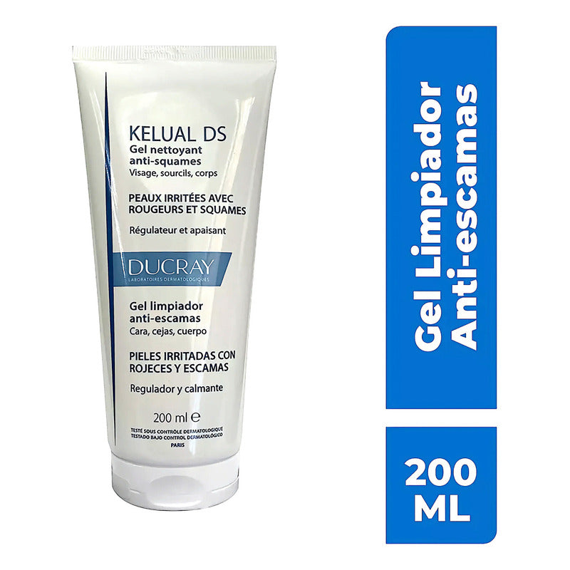 Kelual Ds Gel 200 Ml Tipo De Piel Con Rojeces Y Descamación Ducray