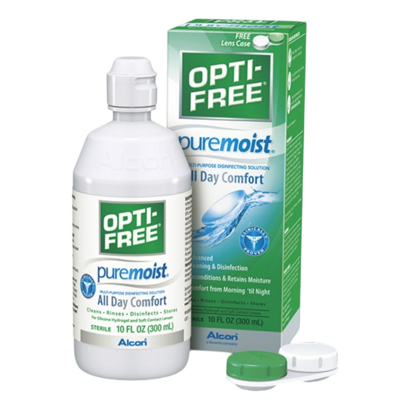 Opti Free Solución Lentes De Contacto Puremoist 300ml