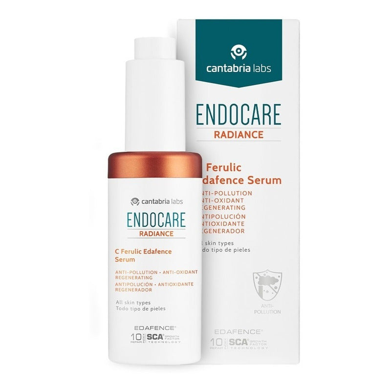 Endocare Radiance C Ferulic Edafence Sérum Antioxidante, Ilumina Y Protege, 30 Ml