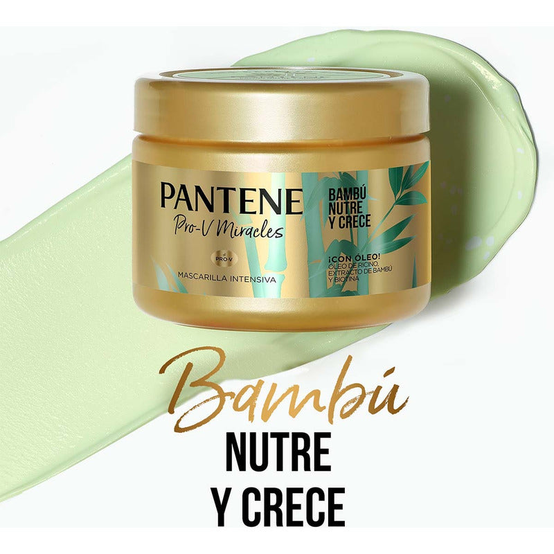 Mascarilla Pantene Pro-v Miracles Bambú Nutre & Crece 300 Ml