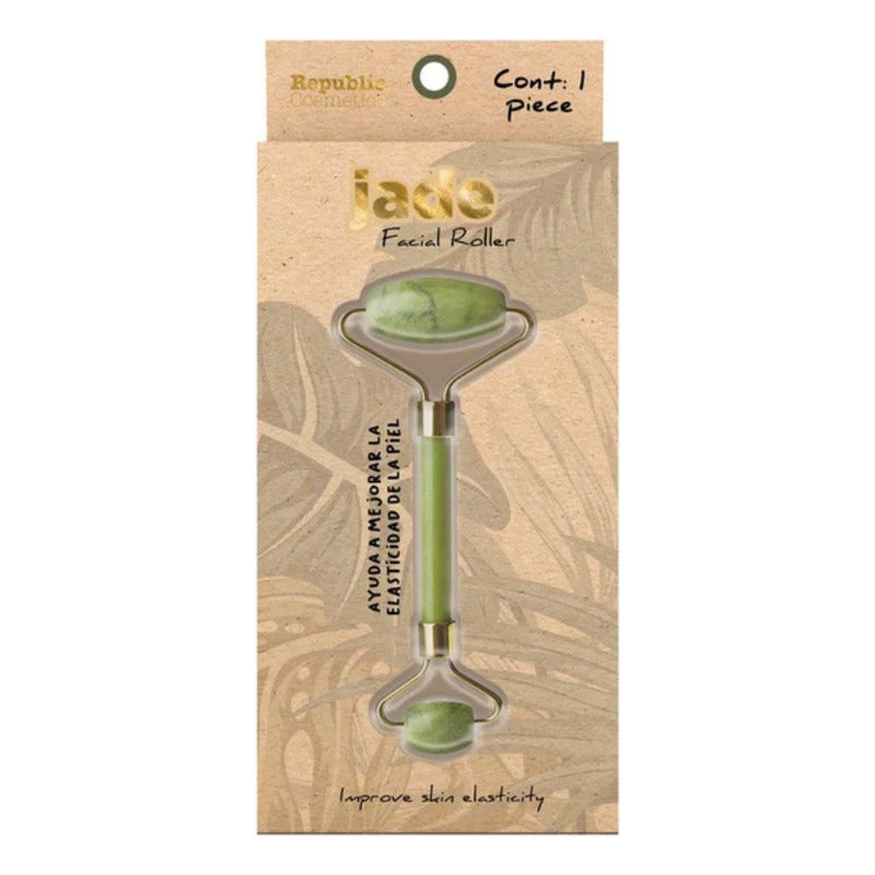 Jade Roller Rodillo De Masaje Facial Antienvejecimiento