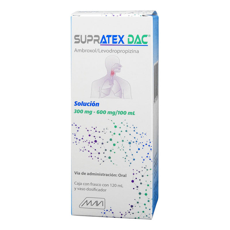 Supratex Dac Solución 300/600 Mg, 1 Frasco 120 Ml + Vaso Dosificador