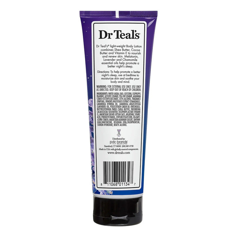 Dr Teal's Body Lotion Con Melatonina, Promueve El Sueño 226.8g