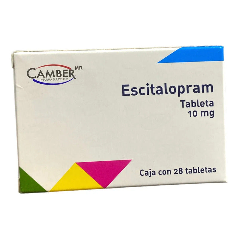 Escitalopram Camber 10mg 28 Tabletas
