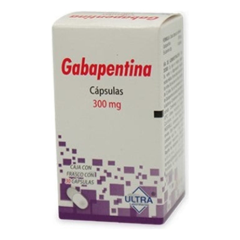 Gabapentina Ultra 300mg Caja Con 30caps