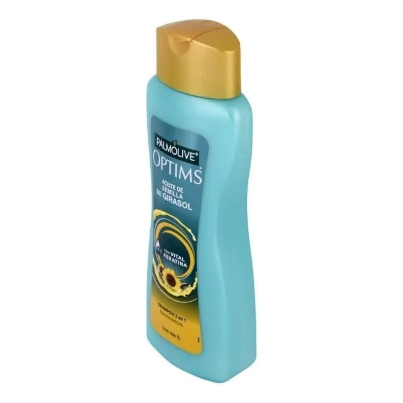 Shampoo Palmolive Optims Con Semilla De Girasol 1 L