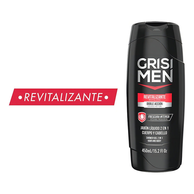 Gel De Ducha Grisi Men Revitalizante 450ml