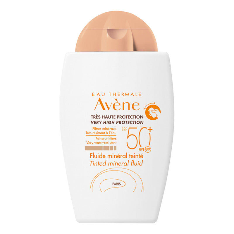 Protector Solar Avène Fluido Mineral Con Color Spf50 40ml