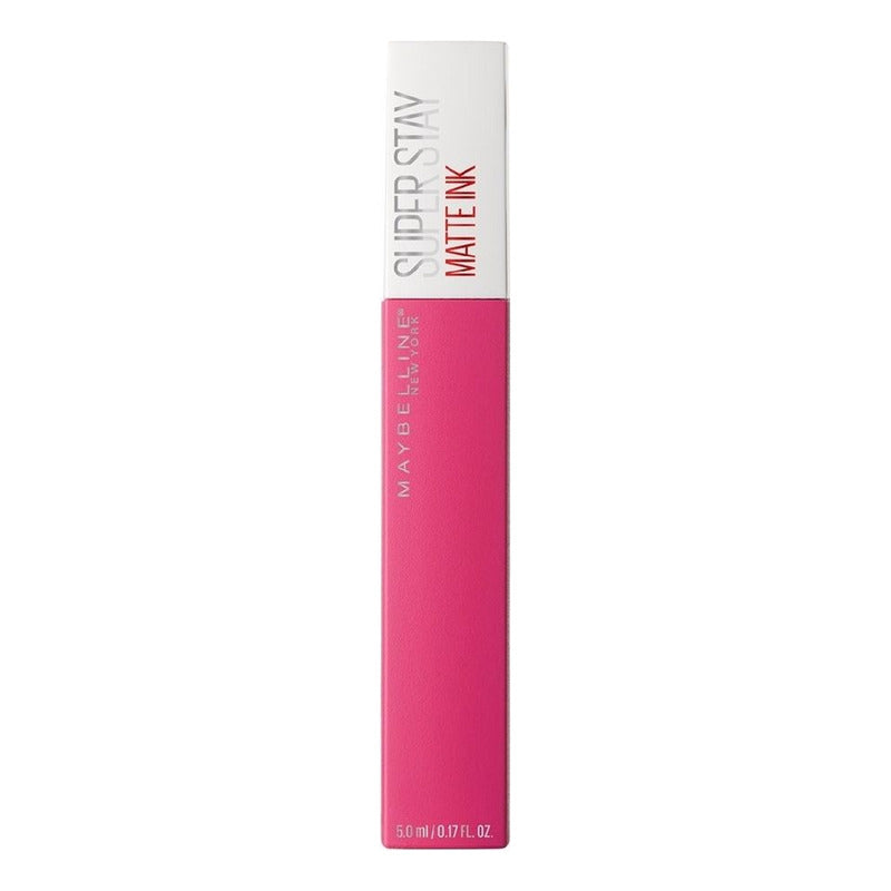 Maybelline Labial Líquido Superstay Matte Ink 5ml, Dura Hasta 16h, Alta Pigmentación, No Transfiere Romantic