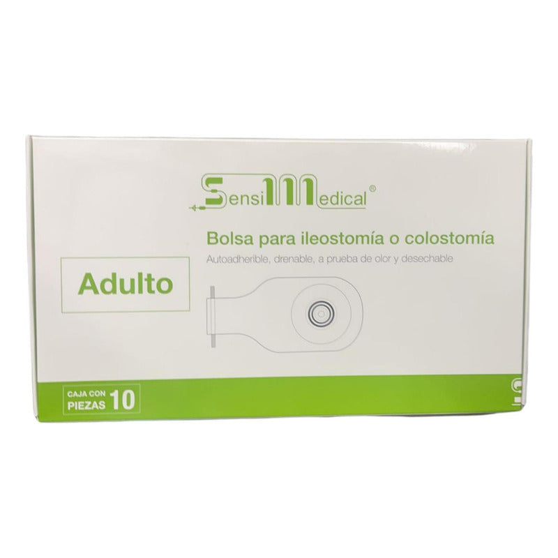 Sensi Medical Bolsa De Colostomía Adulto 10 Piezas Carne