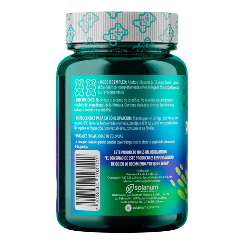 Probióticos 2mil Millones 60 Gomitas Solanum Manzana