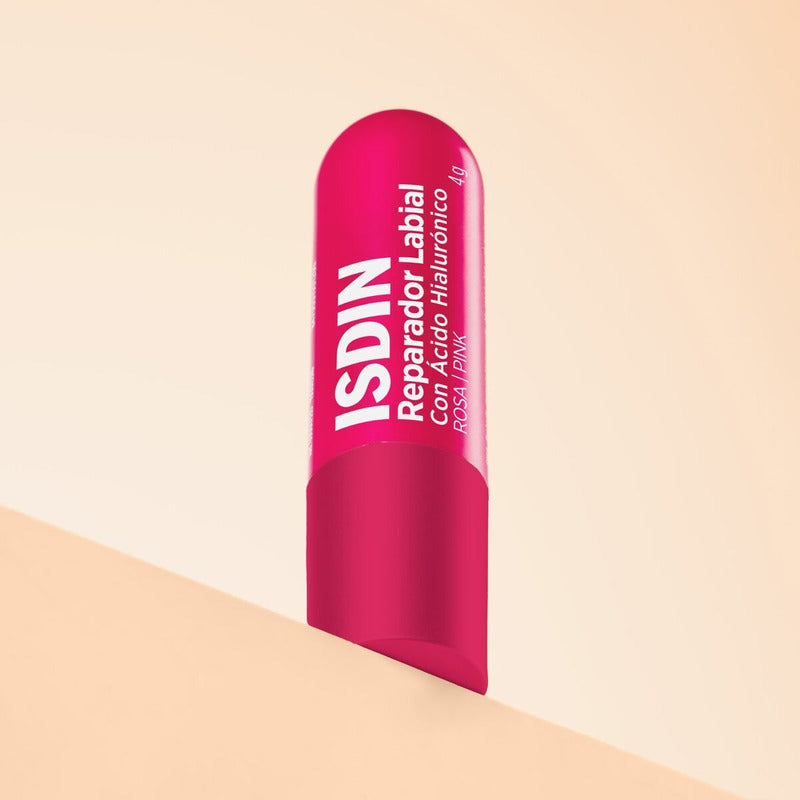 Reparador Labial Stick Rosa Con Ácido Hialurónico 4g Isdin