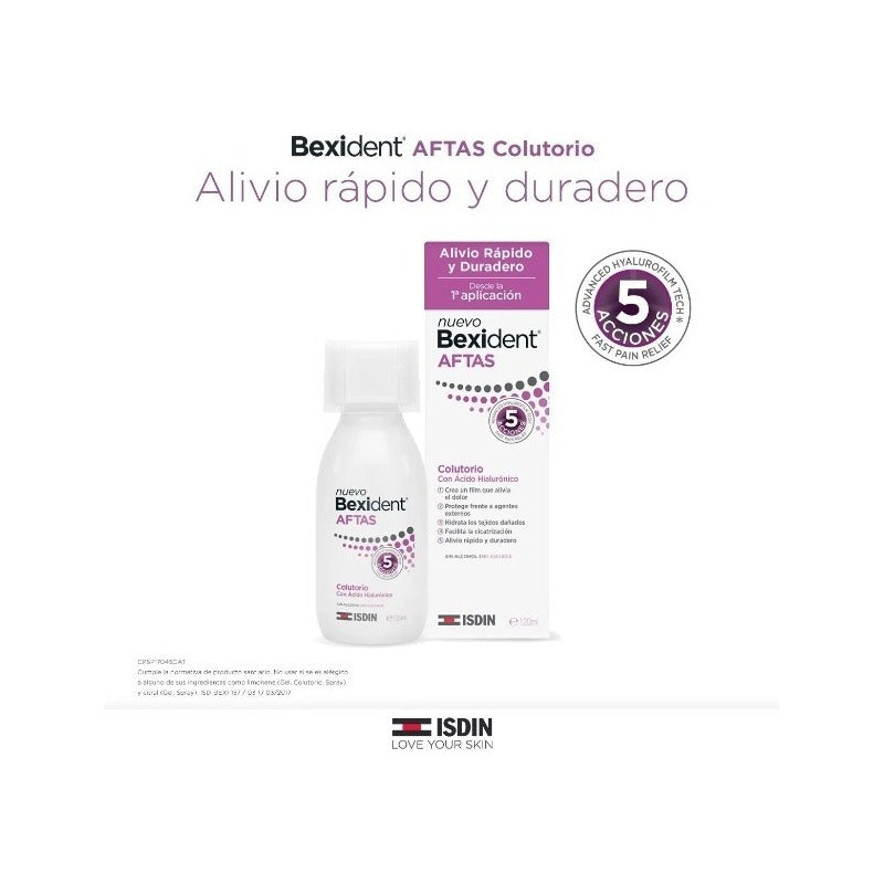 Isdin Bexident Aftas En Colutorio Enjuague 120ml