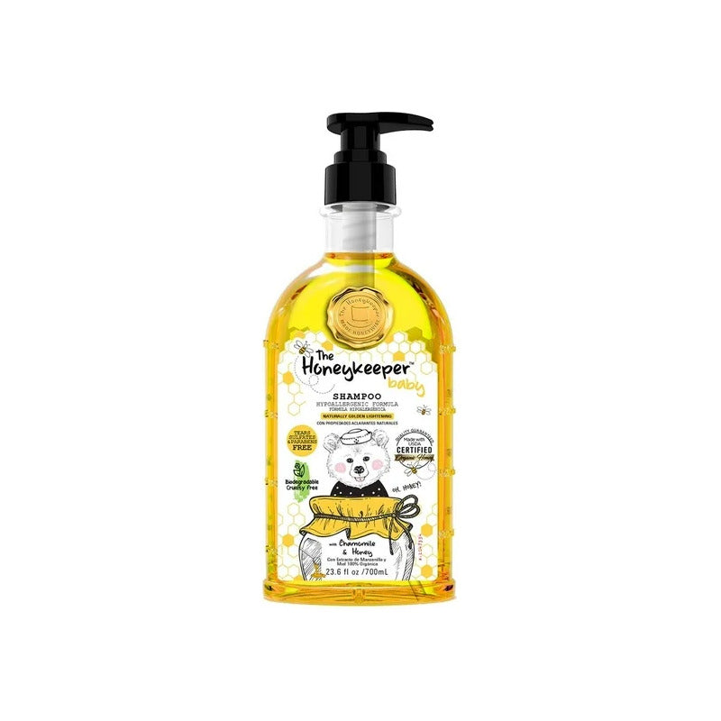 Shampoo Para Bebes Y Niños Miel Organica Y Manzanilla 700 Ml The Honeykeeper