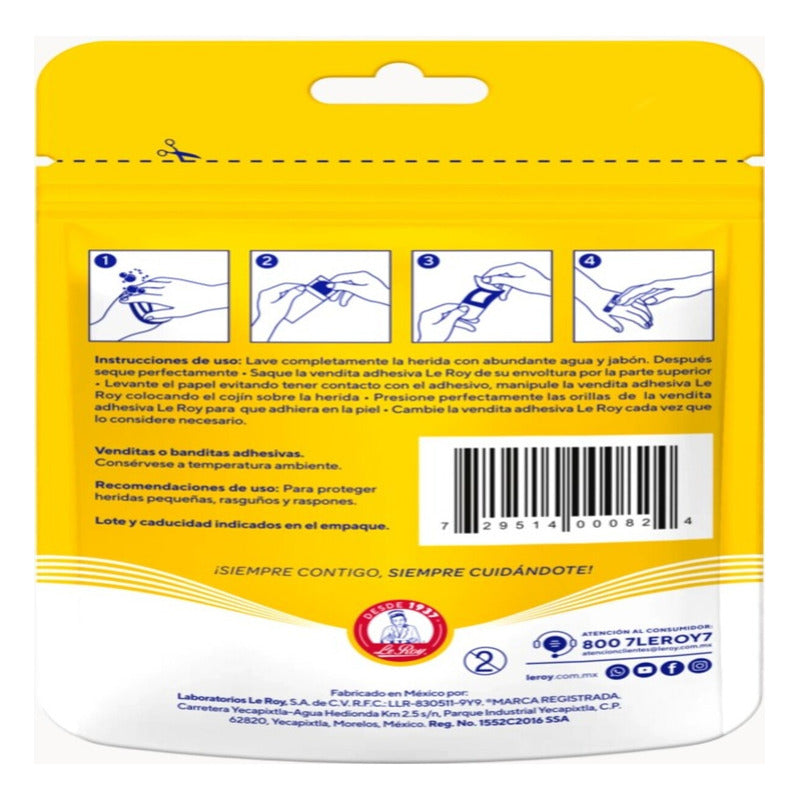 Le Roy Venditas Adhesivas Maxi Protección 20pz