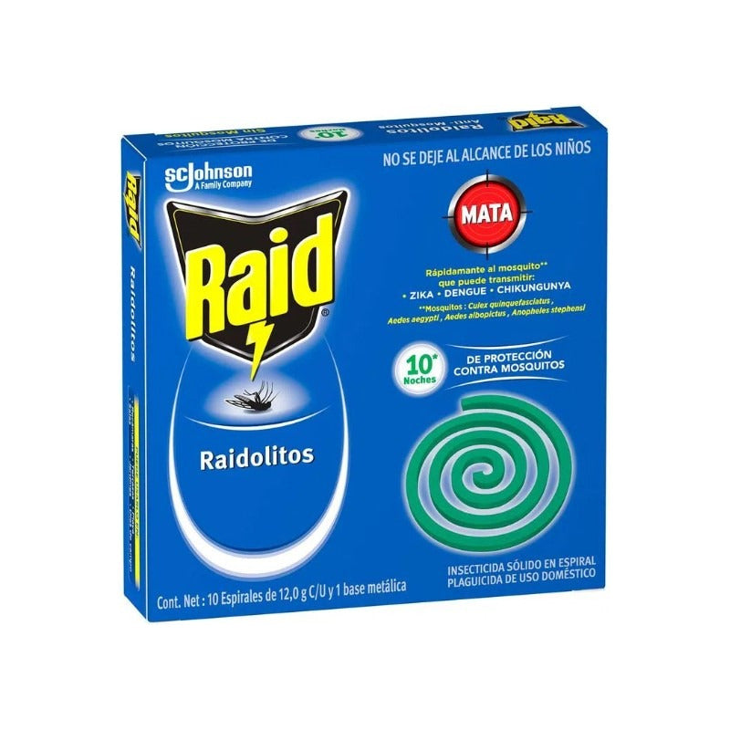 Raid Raidolitos 10 Repuestos Original