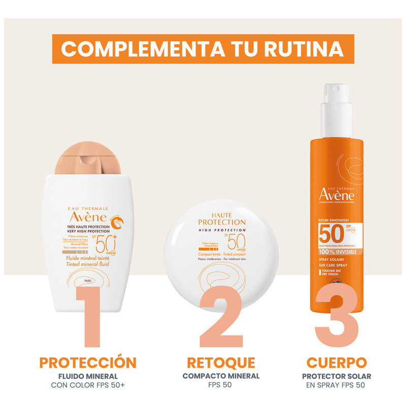 Protector Solar Avène Fluido Mineral Con Color Spf50 40ml