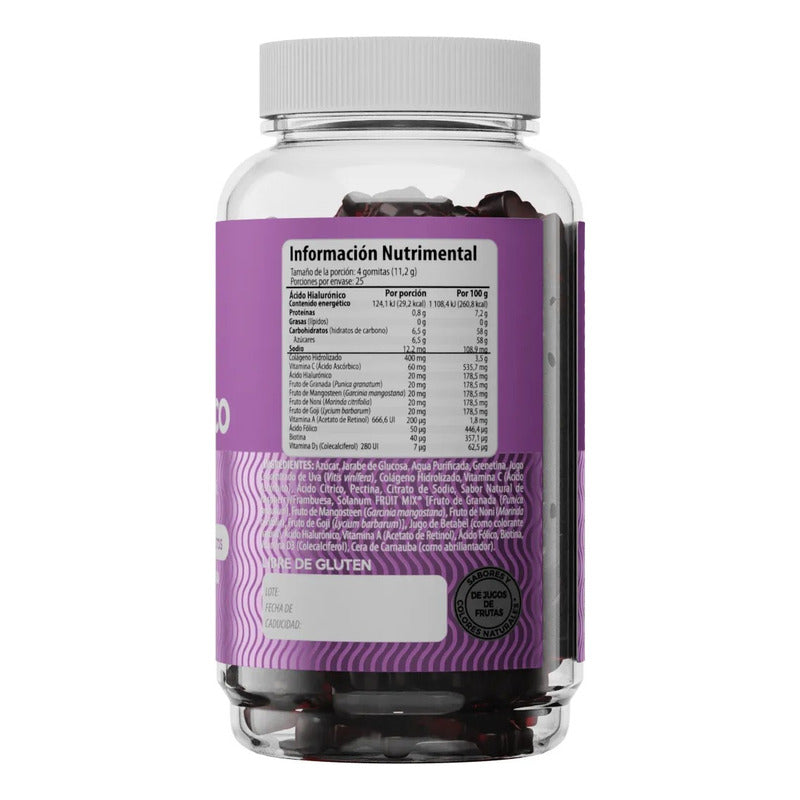 Belabear Ácido Hialurónico 100gomitas Frambuesa Solanum Sfn