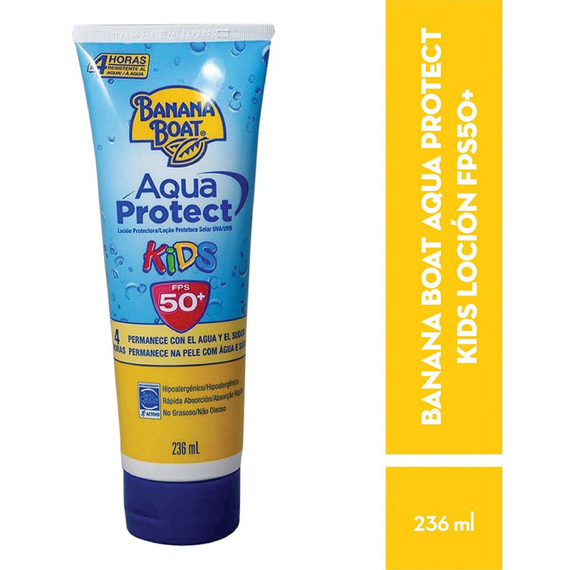 Banana Boat Agua Kids 50+fps Protector Solar Infantil 236ml